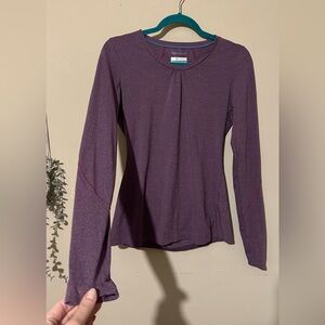 Columbia small Purple Long Sleeve Top